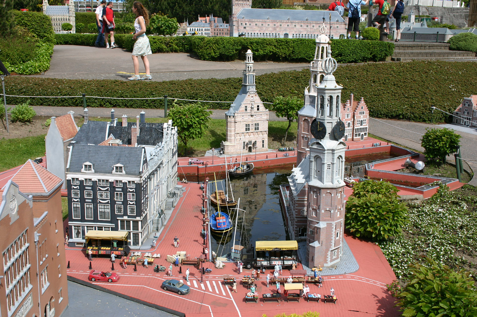 Mint Tower and Montelbaan Tower, Amsterdam, Netherlands (Mini-Europe park, Brussels)